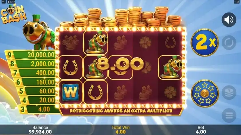 Coin Bash slot screenshot 5