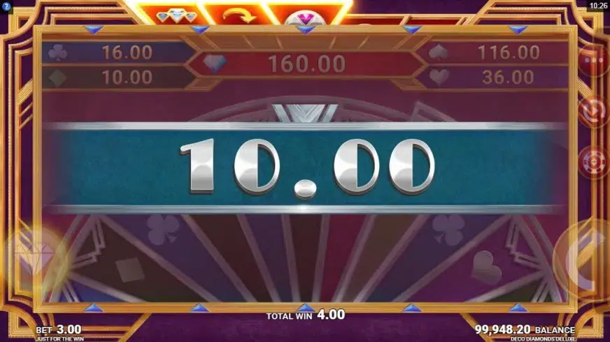 Deco Diamonds Deluxe slot screenshot