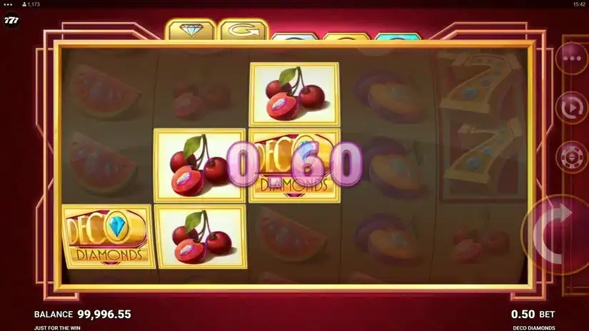 Deco Diamonds slot screenshot 
