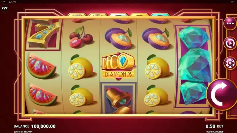 Deco Diamonds slot screenshot 