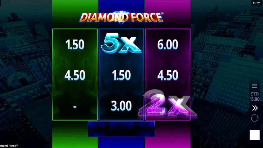 Diamond Force slot screenshot 3