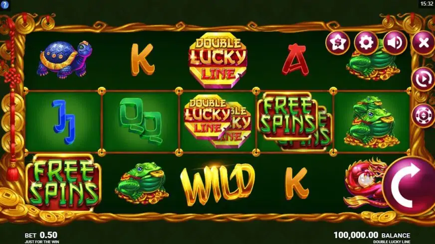 Double Lucky Line slot screenshot 