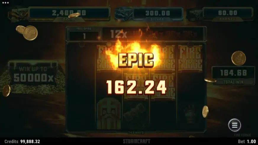 Fire Forge slot screenshot 