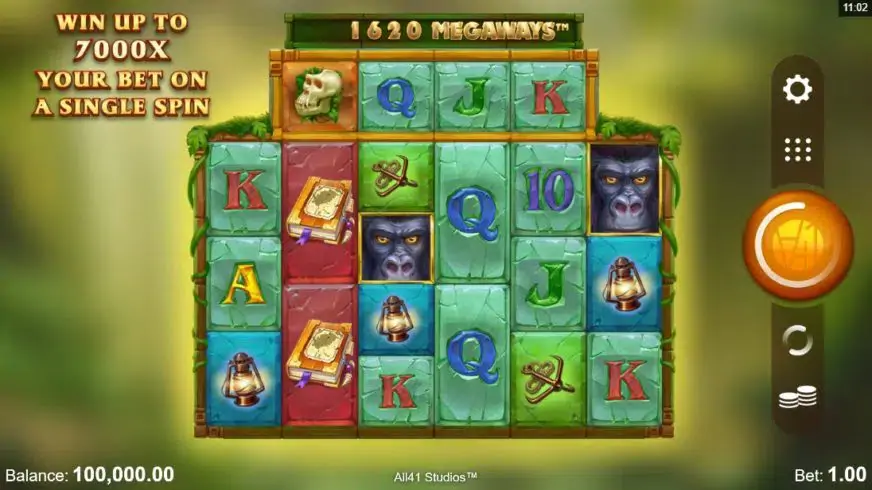 Forgotten Island Megaways slot screenshot 1