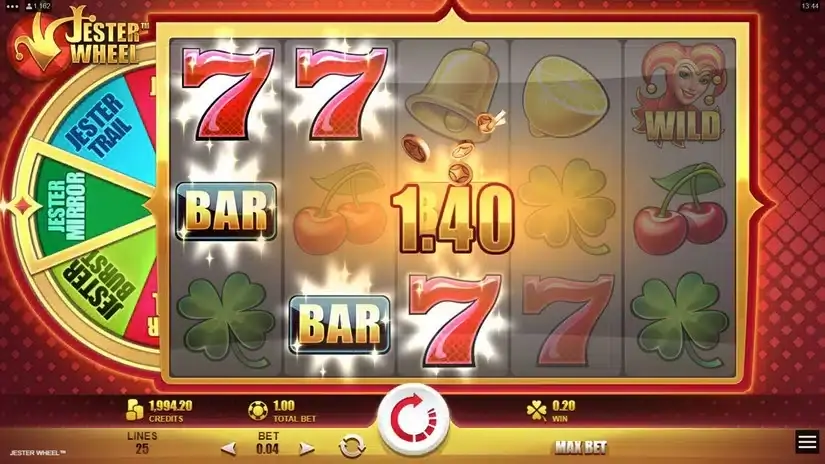 Jester Wheel slot screenshot 2