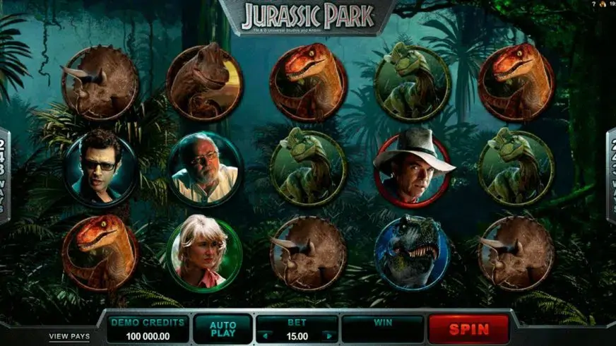 Jurassic Park slot screenshot 2
