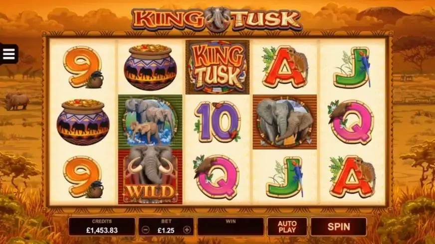 King Tusk slot screenshot 