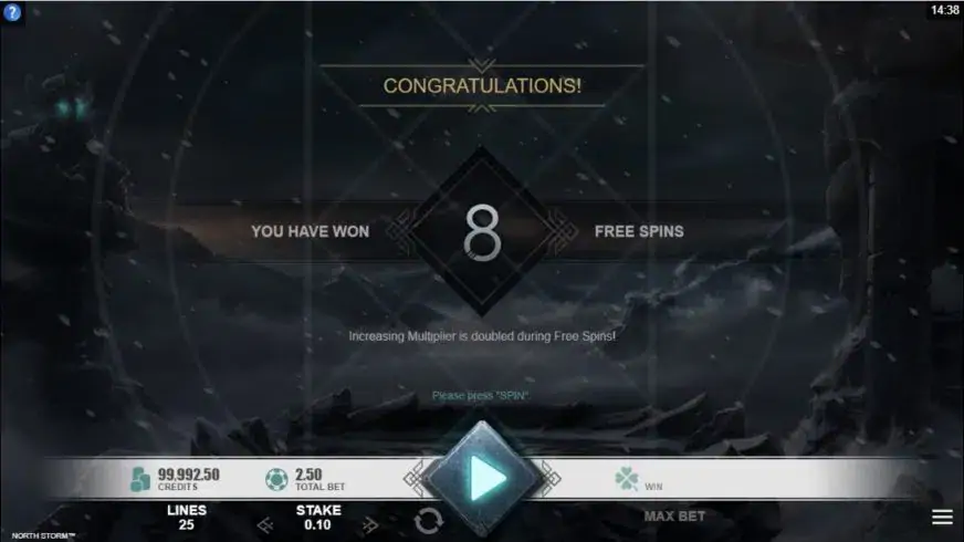 North Storm slot screenshot 3