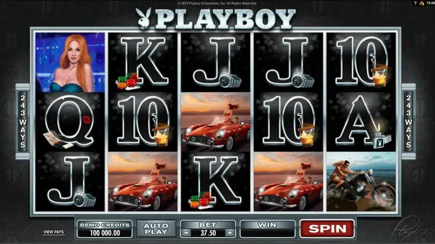 Playboy slot screenshot 2