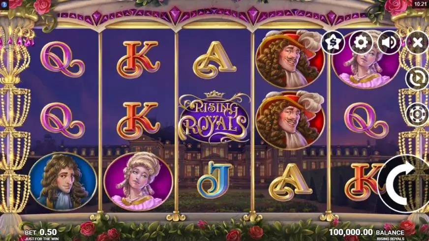 Rising Royals slot screenshot 
