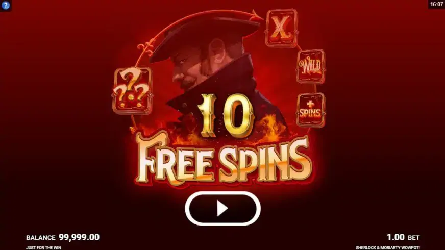 Sherlock and Moriarty WowPot slot screenshot 3