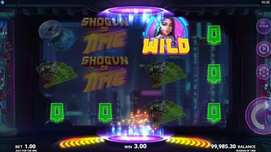 Shogun of Time slot screenshot 2