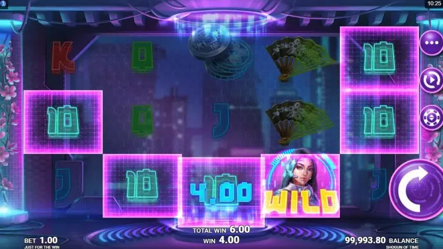 Shogun of Time slot screenshot 4