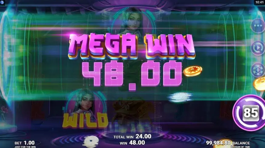 Shogun of Time slot screenshot 7