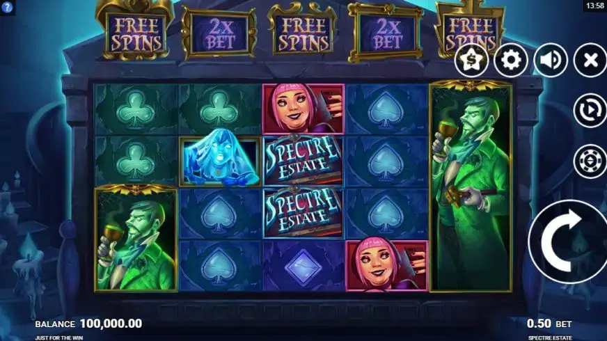 Spectre Estate slot screenshot 