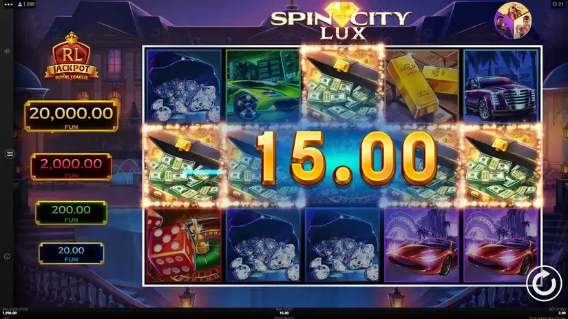 Spin City Lux slot screenshot 5