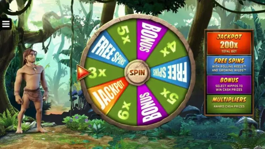 Tarzan slot screenshot 3