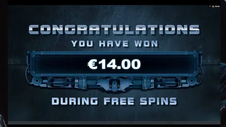 Terminator 2 slot screenshot 