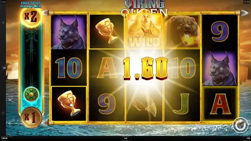 Viking Queen slot screenshot 2