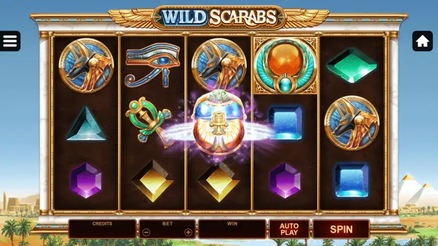 Wild Scarabs slot screenshot 4