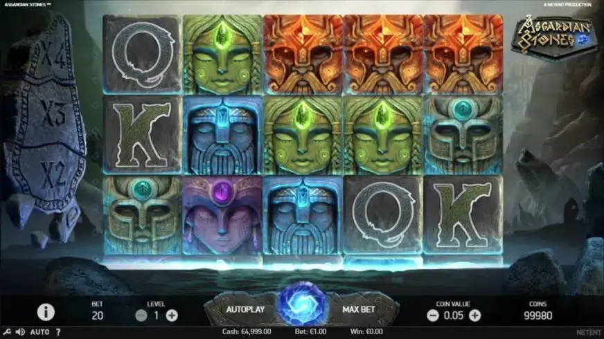 Asgardian Stones slot screenshot 2