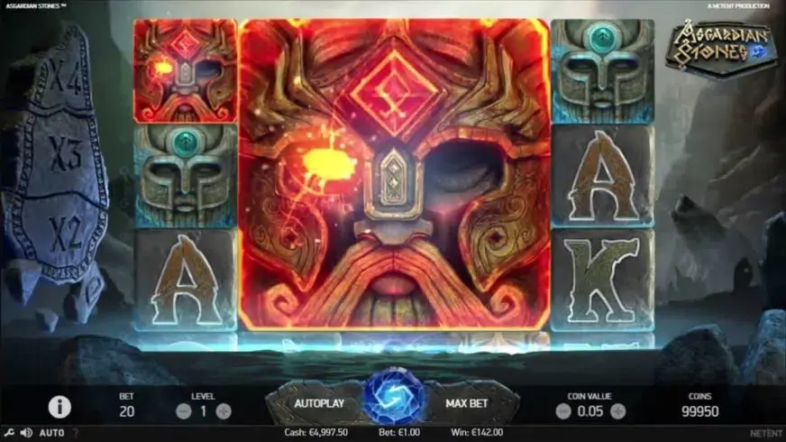 Asgardian Stones slot screenshot 3