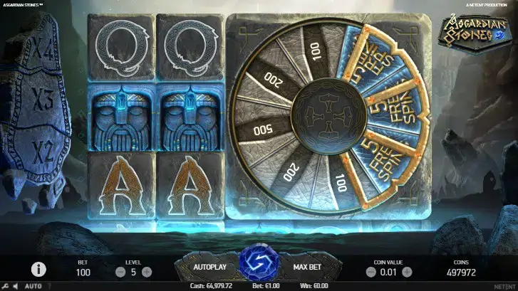 Asgardian Stones slot screenshot 1