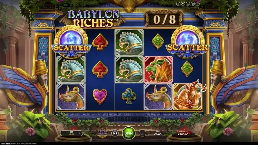 Babylon Riches slot screenshot 2