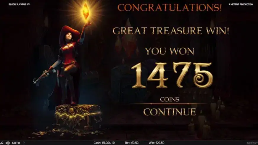 Blood Suckers II slot screenshot 3