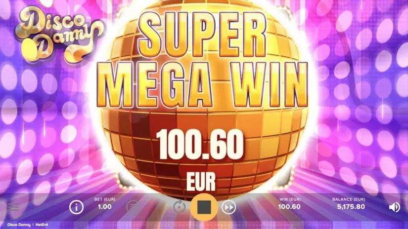 Disco Danny slot screenshot 