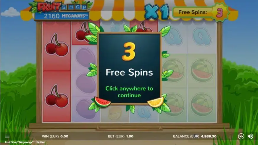 Fruit Shop MegaWays slot screenshot 2