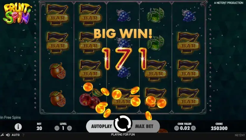 Fruit Spin slot screenshot 3