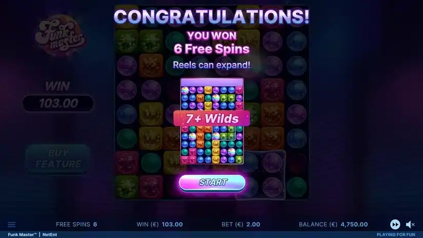 Funk Master slot screenshot 5