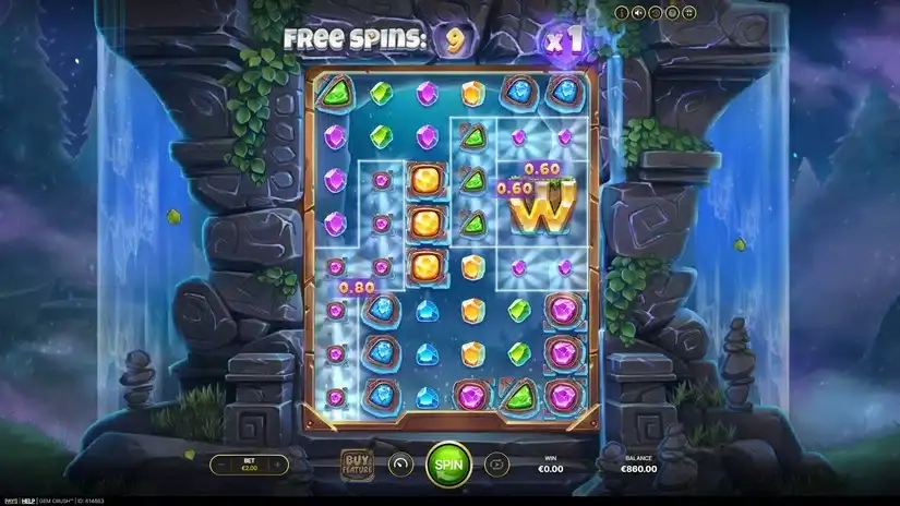 Gem Crush slot screenshot 4