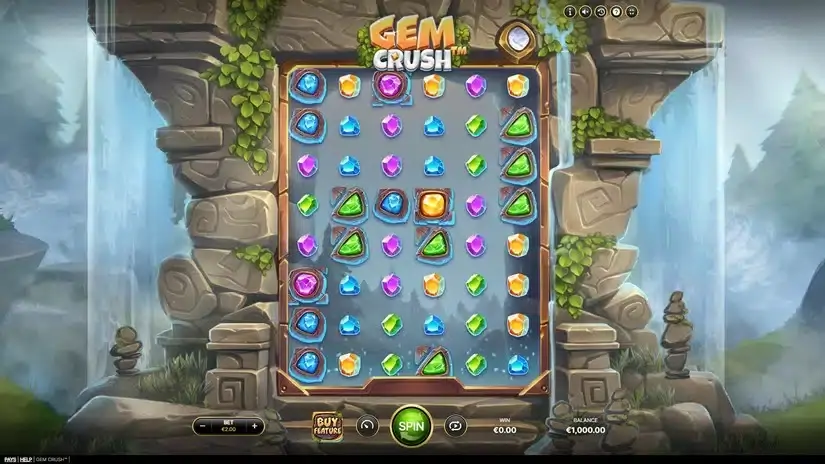Gem Crush slot screenshot 