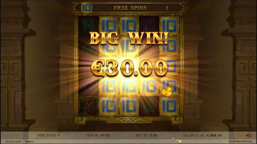 Gonzo’s Gold slot screenshot 6