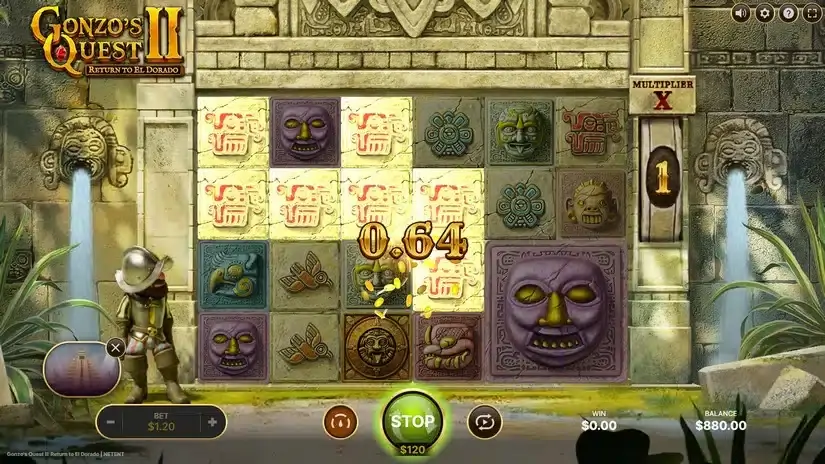 Gonzo’s Quest 2 slot screenshot 2