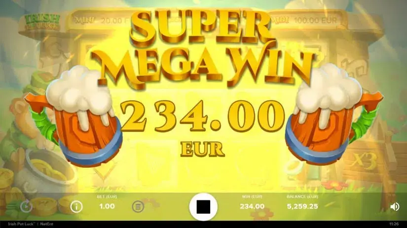 Irish Pot Luck slot screenshot 