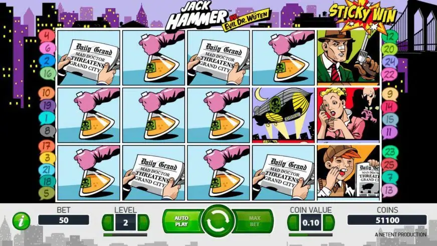 Jack Hammer slot screenshot 1