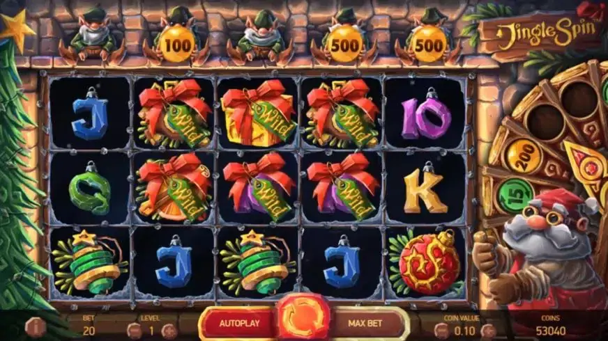 Jingle Spin slot screenshot 2