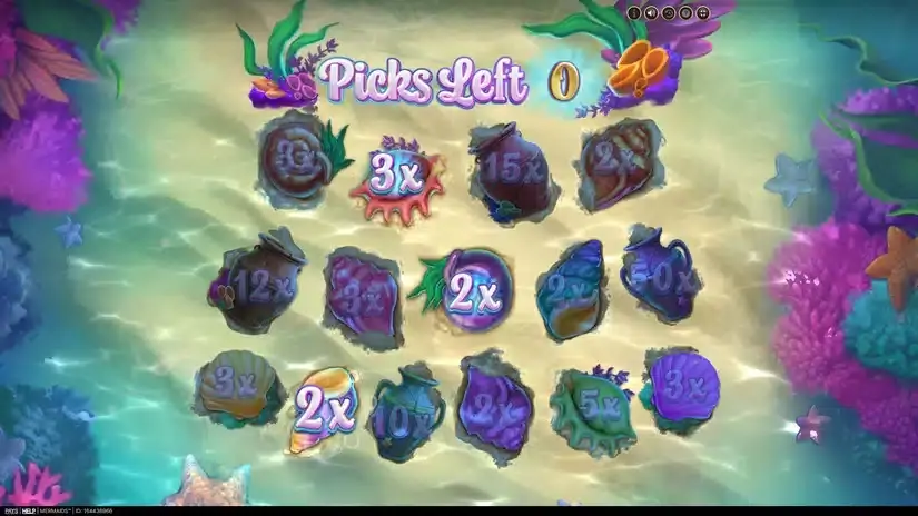 Mermaids slot screenshot 