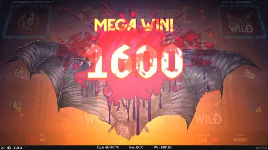 Ozzy Osbourne slot screenshot 