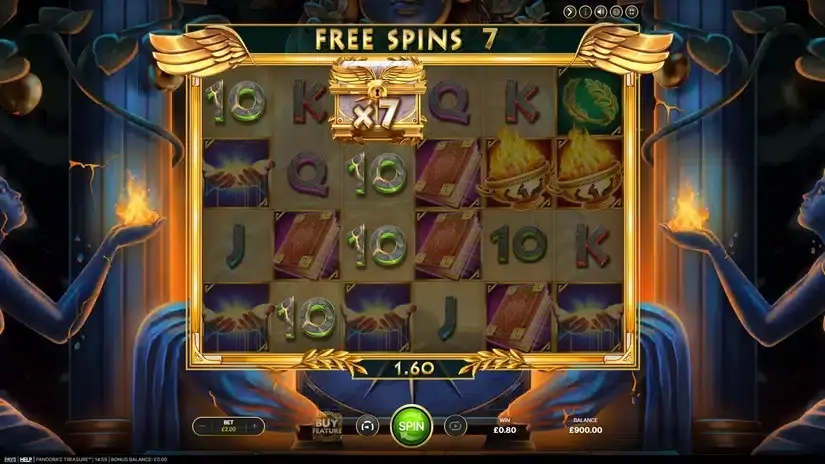 Pandora’s Treasure slot screenshot 4