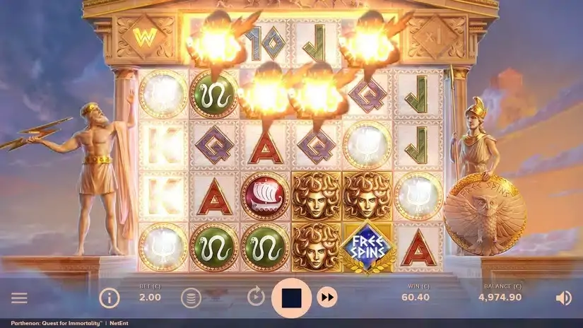Parthenon: Quest for Immortality slot screenshot 4