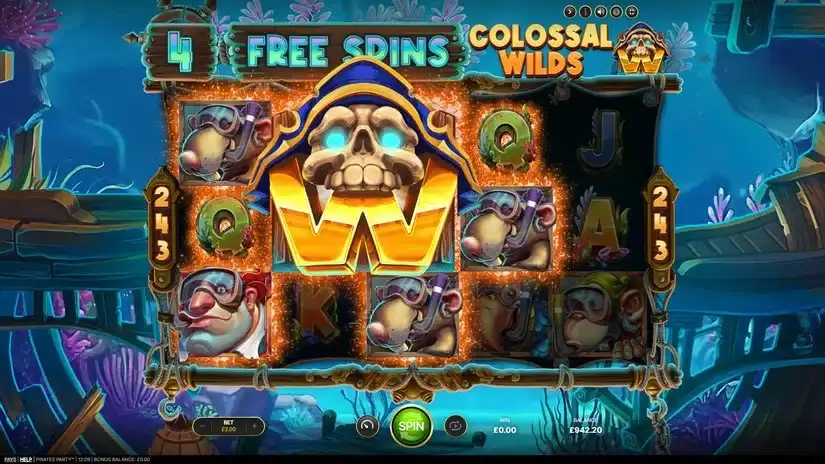 Pirates Party slot screenshot 6