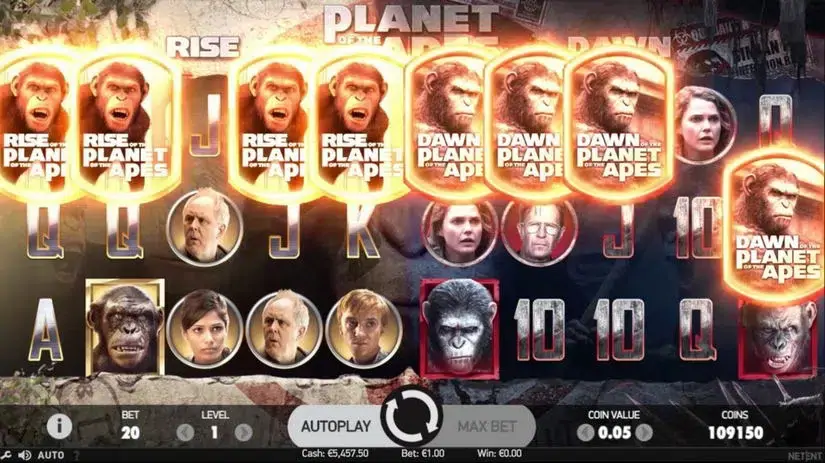 Planet of the Apes slot screenshot 6