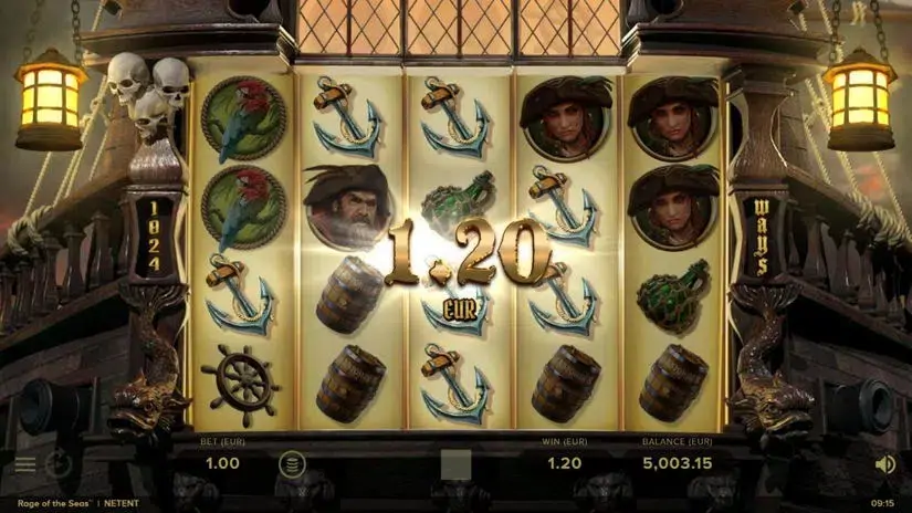 Rage of the Seas slot screenshot 3