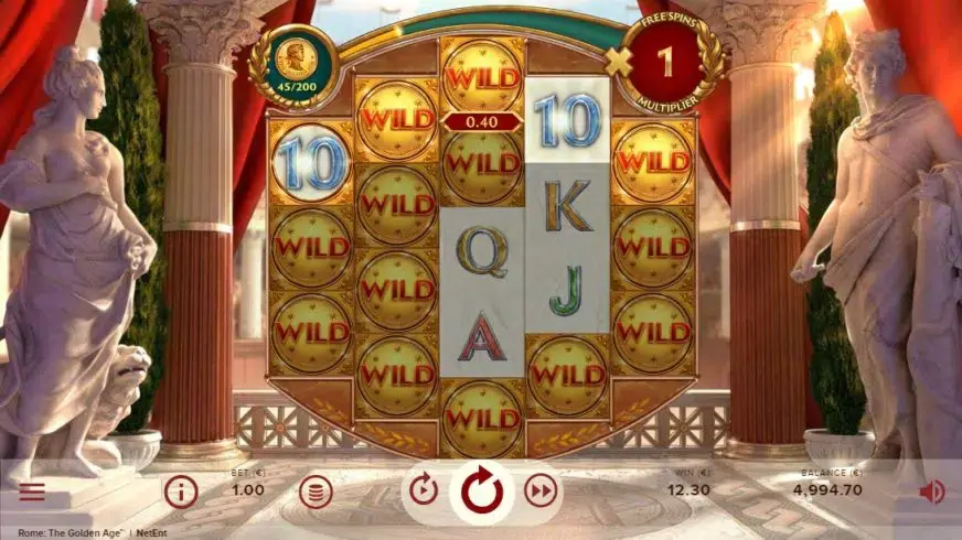 Rome: The Golden Age slot screenshot 2