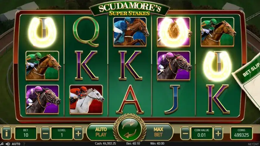 Scudamore’s Super Stakes slot screenshot 3