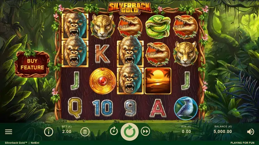 Silverback Gold slot screenshot 